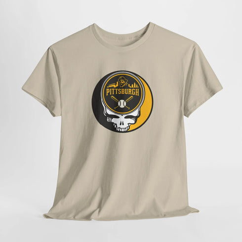 Grateful Dead - The Ballpark Collection: Pittsburgh Baseball Edition Grateful Dead Steal Your Face T-Shirt - MLB - StealieShop